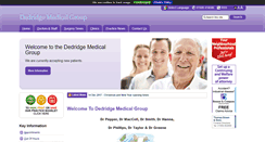 Desktop Screenshot of dedridgemedicalgroup.co.uk