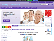Tablet Screenshot of dedridgemedicalgroup.co.uk